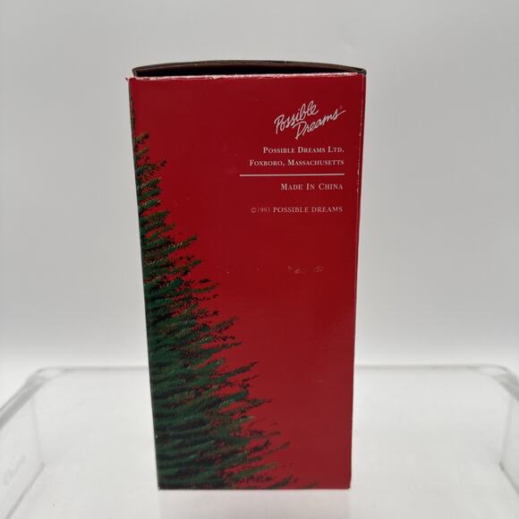 1993 Clothtique By Possible Dreams Working Santa Claus Figures Ornament Toy Xmas - Picture 16 of 16